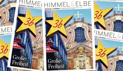 Himmel und Elbe – Titel der Ausgabe 'Große Freiheit' - Copyright: Hamburger Abendblatt