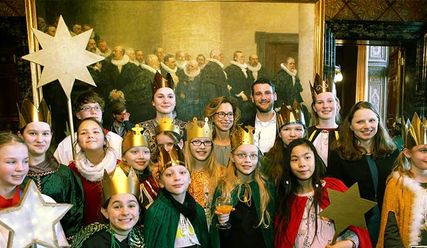 Sternsinger beim Empfang im Hamburger Rathaus - Copyright: Florian Büh - Copyright: Florian Büh