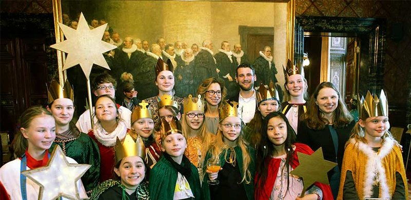 Sternsinger beim Empfang im Hamburger Rathaus - Copyright: Florian Büh