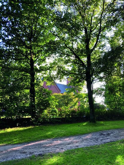 Weg am Waldrand