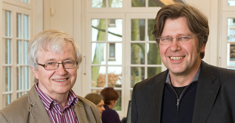 Haben sechs Jahre gemeinsamer Arbeit hinter sich - jetzt löst Jörg Herrmann (re.) Hinrich C.G. Westphal ab