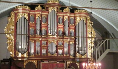 Orgel St. Pankratius Ochsenwerder - Copyright: Simone Vollstädt