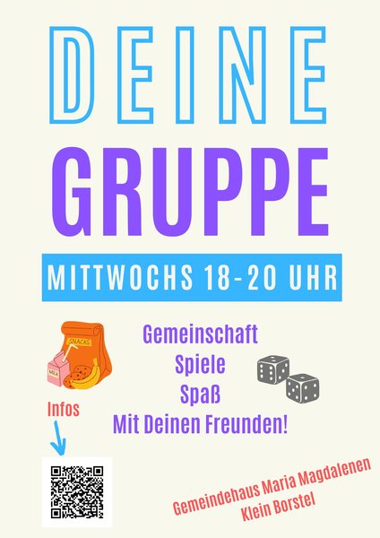 Plakat für "Deine Gruppe" - Copyright: Lonja Fischer