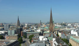 Ein traumhafter Blick über die Stadt bei Kaffee und Kuchen - Copyright: Sabine Henning