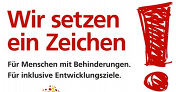 Das Plakatmotiv zur Aktion - Copyright: Christoffel-Blindenmission