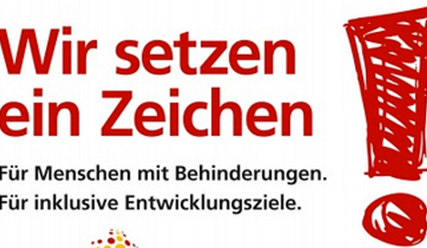 Das Plakatmotiv zur Aktion - Copyright: Christoffel-Blindenmission