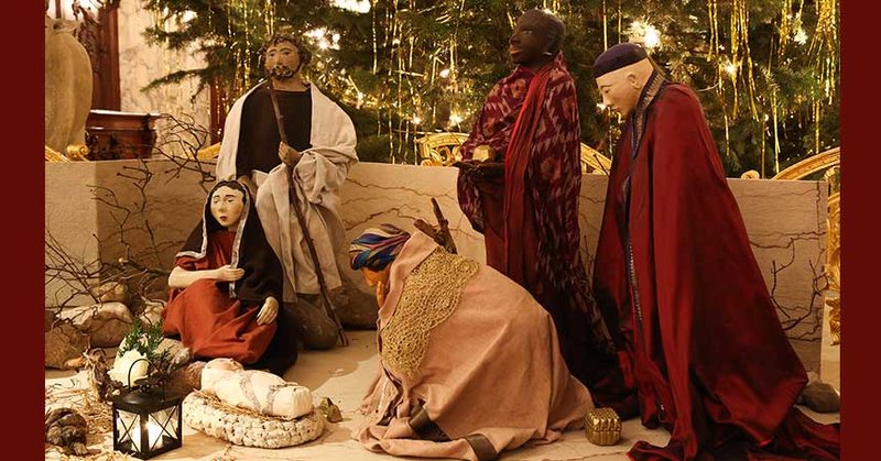 Weihnachtskrippe in der Hauptkirche St. Michaelis – © S. Wallocha