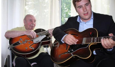 Coco Schumann und Alexander Kranich - Copyright: Alexander Kranich