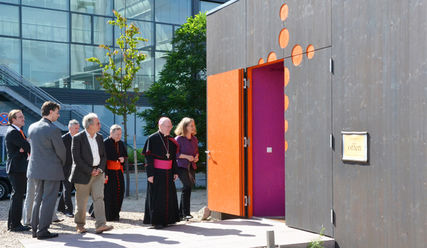 Offen für Menschen aller Konfessionen - eine Foto der Kapelle aus dem Jahr 2011 - Copyright: D. Massow/Ökumenisches Forum Hafencity
