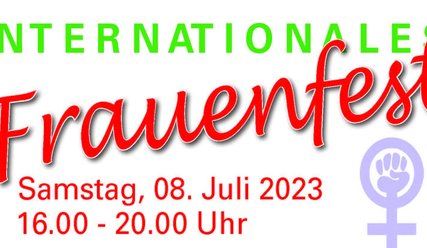 Schriftzug InternationalesFrauenfest - Copyright: Frauenfest