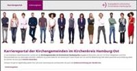 Screenshot des Stellenportals für Kirchengemeinden