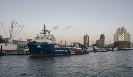 Sea-Watch 5 im Hamburger Hafen - Copyright: © Fabian Melber