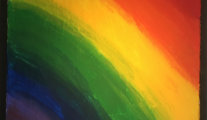 gemalter Regenbogen (Ausschnitt) - Copyright: Idalena Urbach