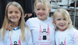 Blubbern und singen: Mascha, Audur, Annelie von der Kinder- und Jugendkantorei - Copyright: Hauptkirche St. Katharinen