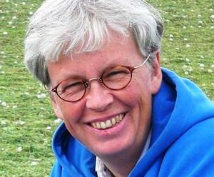Pastorin Birgit Johannson hält die Predigt