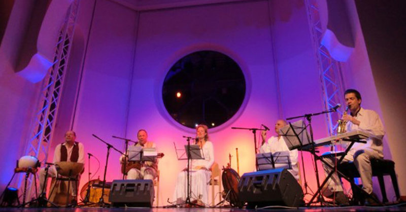 Die Band "Rumi-Projekt" beim Konzert