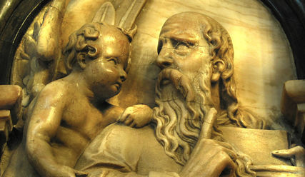 Hauptkirche St. Jacobi - Kanzel von 1610 (Ausschnitt) - Copyright: Christine von Seht / Hauptkirche St. Jacobi