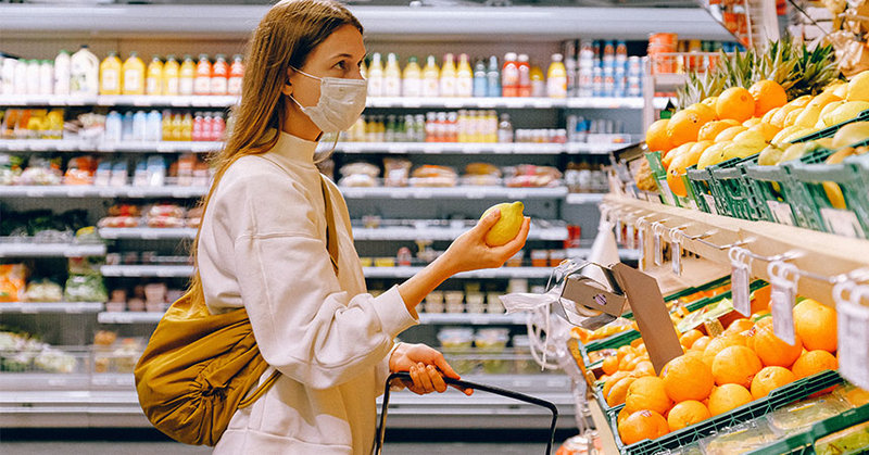 Supermarkt-Einkauf