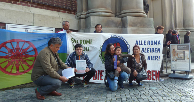 Vor drei Wochen hatten Roma den Michel besetzt