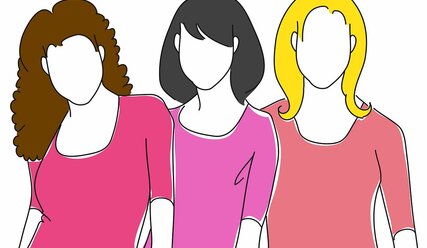 Illustration drei Frauen - Copyright: Audrey_Illustrations, Pixabay