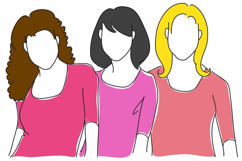 Illustration drei Frauen