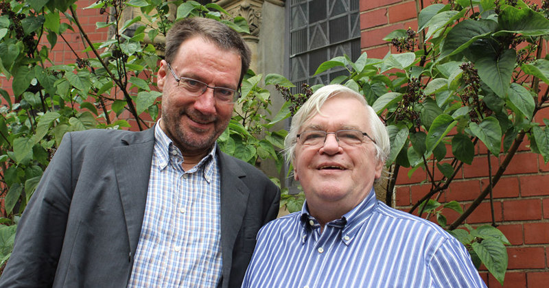 Schulter an Schulter: Hans-Christoph Goßmann und Wolfgang Seibert
