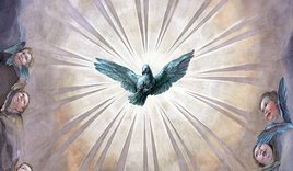 Heiliger Geist als Taube - Copyright: © Wolfgang Sauber, Creative Commons 3.0 Unported