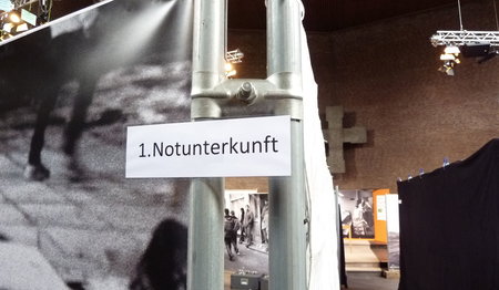 Die erste Station auf der Flucht