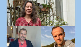 Warum sie wählen, haben uns Caroline Pohl, Florian Theuerkauff und Olaf Nommensen (li.) erzählt - Copyright: privat, Monika Rulfs