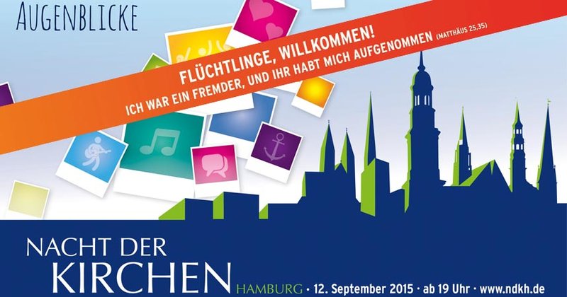 Die Nacht der Kirchen setzt ein Zeichen für die Solidarität mit Flüchtlingen