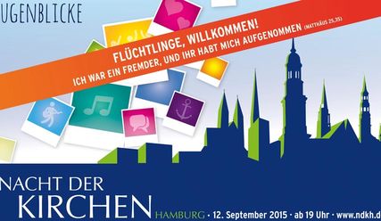 Die Nacht der Kirchen setzt ein Zeichen für die Solidarität mit Flüchtlingen - Copyright: NDK