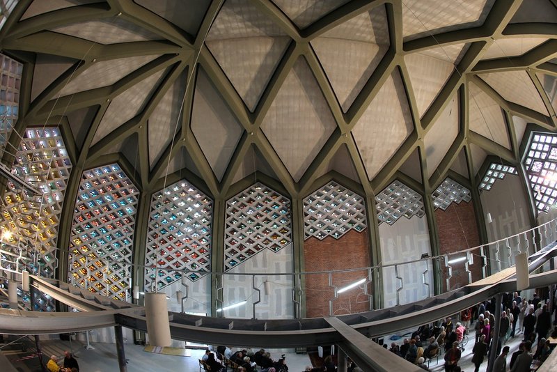 Innenansicht: Die ehemalige Kapernaumkirche 