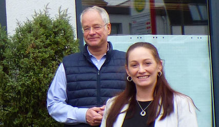 Frank Craemer, Leiter des Suchthilfezentrums, und Susan Mehhorn, neue stellvertretende Leiterin.  - Copyright: P. Blume