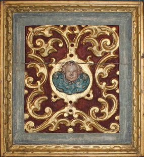 Gestühldetail St. Pankratiuskirche Ochsenwerder