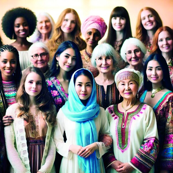 Frauengruppe, interkulturell - Copyright: FdN_Bild_Ki_interkulturelle_Frauen
