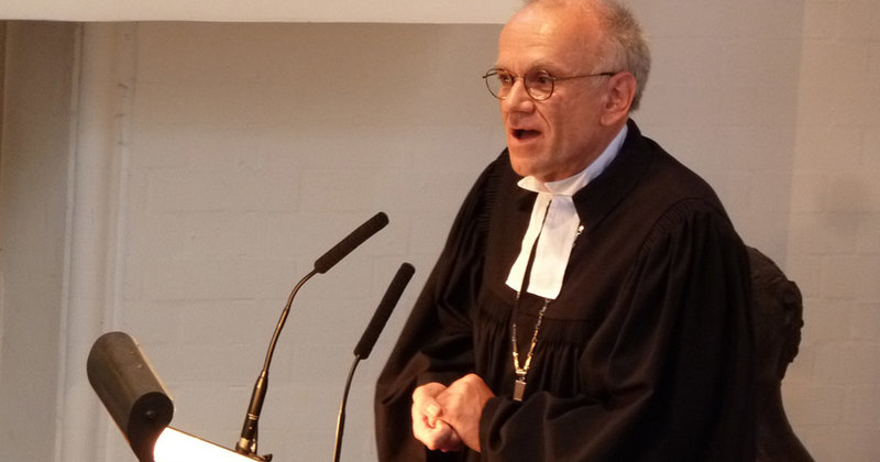 "Für Menschlichkeit und gegen Hass eintreten": Horst Gorski bei seiner Abschiedspredigt
