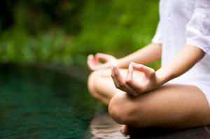 Im Meditationssitz - Copyright: iStockphoto