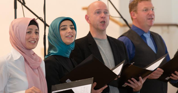 So kann das aussehen: der Stuttgarter Trimum-Chor in Aktion - Copyright: Holger Schneider