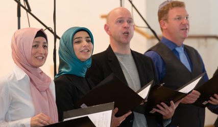 So kann das aussehen: der Stuttgarter Trimum-Chor in Aktion - Copyright: Holger Schneider