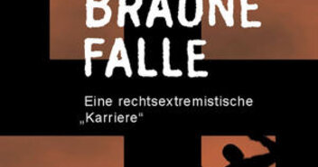 Ausstellungsplakat: Die braune Falle - Eine rechtsextremistische 'Karriere' - Bild: Bundesamt für Verfassungsschutz - Copyright: Bundesamt für Verfassungsschutz