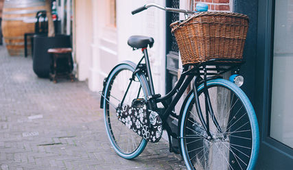 Fahrrad mit Korb - Copyright: © Creative Commons, CC0