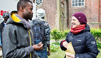 Soziales Engagement für Flüchtlinge - © Jürgen Reißner - Copyright: Jürgen Reißner