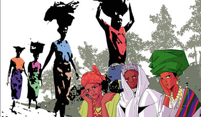 Bild zum Weltgebetstag 2026 „Rest for the Weary“ von der Künstlerin Gift Amarachi Ottah  - Copyright: © 2024 World Day of Prayer International Committee, Inc.