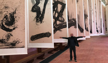 Qin Fengs Installation 'Meeting Angels' in der Hauptkirche St. Katharinen - Copyright: Frank Engelbrecht