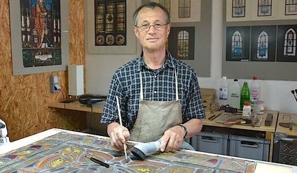Bernd Loers' Handwerkskunst ist auch in Hamburg gefragt - Copyright: Svenja Engel/epd