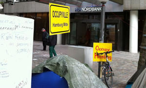 Occupy-Bewegung in Hamburg - Copyright: Andreas-M. Petersen