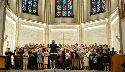 Projektchor 2016 der Nach der Chöre in der Hauptkirche St. Petri – © Christian Kalnbach - Copyright: Christian Kalnbach