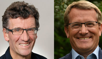Zur Wahl für das Propstamt in Rahlstedt-Ahrensburg stellen sich Pastor Axel Matyba und Pastor Thielko Stadtland - Copyright: © Kirchenkreis Hamburg-Ost