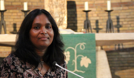 Die Freude im Namen: Joy Hoppe ist Hamburgs erst indische Pastorin - Copyright: privat