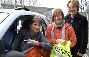 Die Hamburger Notfallseelsorge-Pastorinnen: v.l. Erneli Martens, Elisabeth Waller und Kirsten Möller-Barbeck 